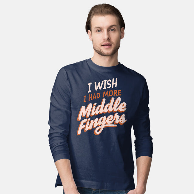 Middle Fingers-Mens-Long Sleeved-Tee-koalastudio