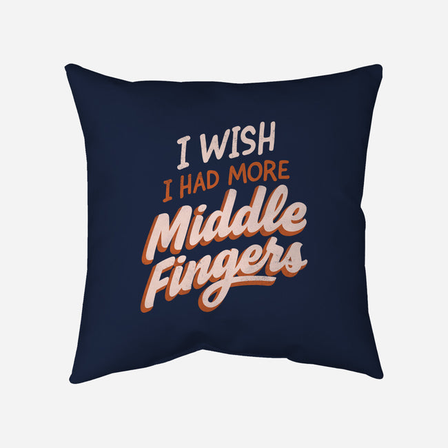 Middle Fingers-None-Removable Cover w Insert-Throw Pillow-koalastudio