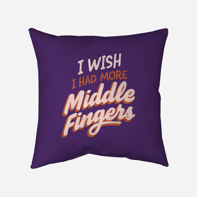 Middle Fingers-None-Removable Cover w Insert-Throw Pillow-koalastudio