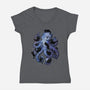 Octopurr-Womens-V-Neck-Tee-eduely