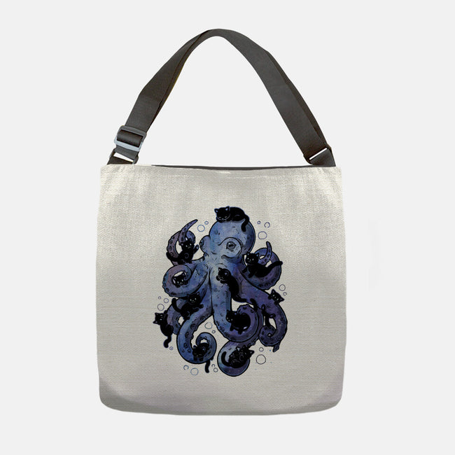 Octopurr-None-Adjustable Tote-Bag-eduely