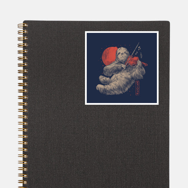 Calm Song-None-Glossy-Sticker-eduely