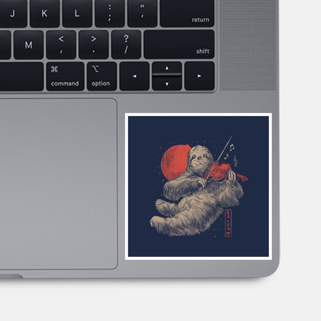 Calm Song-None-Glossy-Sticker-eduely