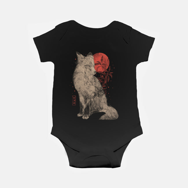 Bloomy Fox-Baby-Basic-Onesie-eduely