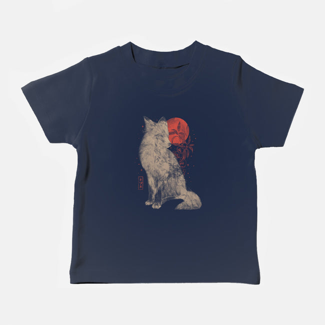 Bloomy Fox-Baby-Basic-Tee-eduely