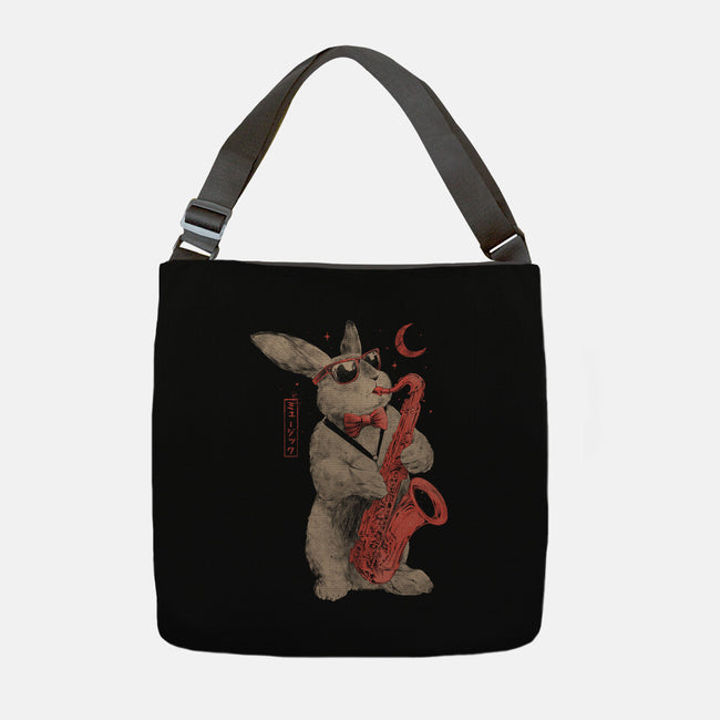 Jazz Bunny-None-Adjustable Tote-Bag-eduely