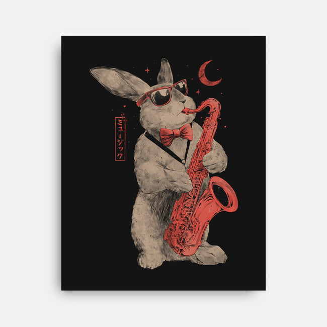 Jazz Bunny-None-Stretched-Canvas-eduely