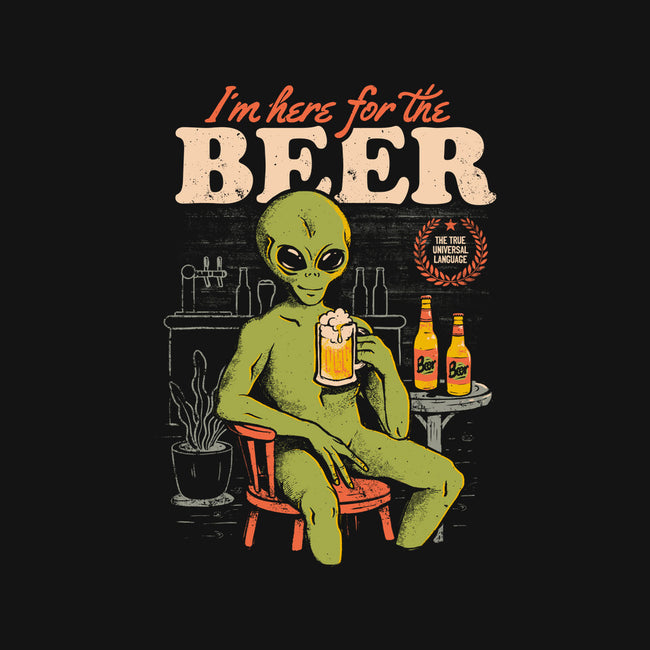 Here For The Beer-Unisex-Crew Neck-Sweatshirt-eduely