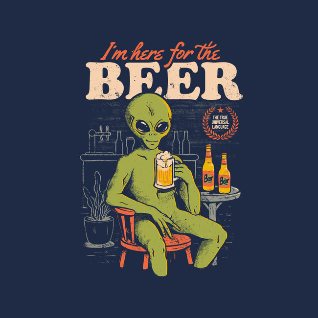 Here For The Beer-Unisex-Crew Neck-Sweatshirt-eduely