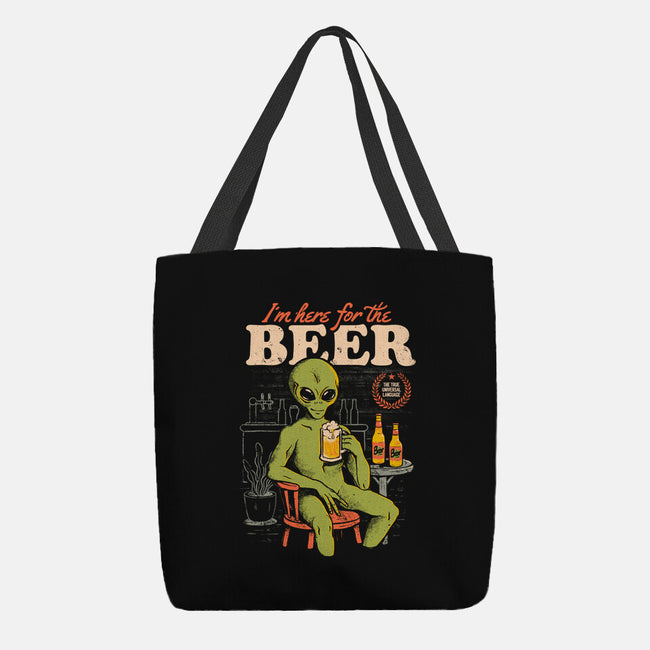 Here For The Beer-None-Basic Tote-Bag-eduely