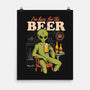 Here For The Beer-None-Matte-Poster-eduely