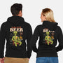 Here For The Beer-Unisex-Zip-Up-Sweatshirt-eduely