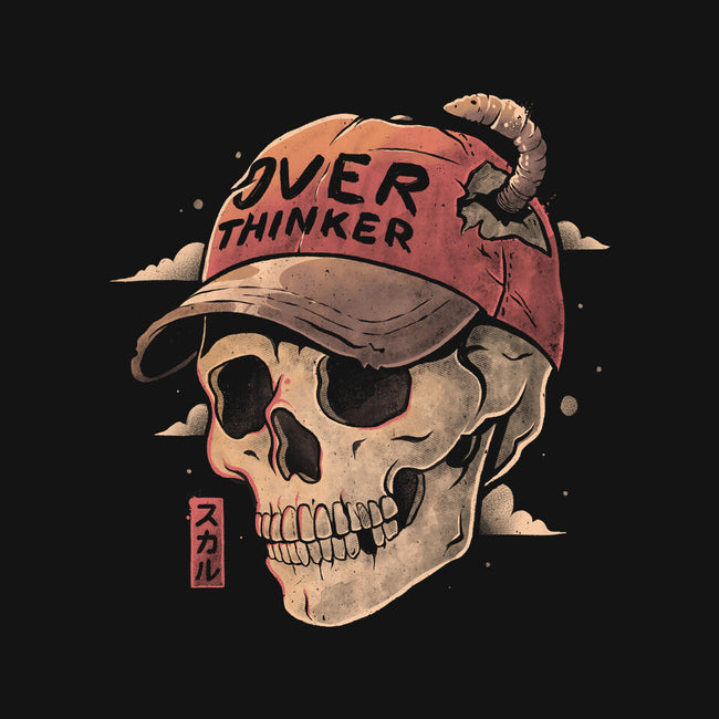 Overthinker Skull-Unisex-Crew Neck-Sweatshirt-eduely