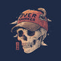 Overthinker Skull-Womens-V-Neck-Tee-eduely
