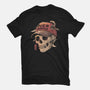 Overthinker Skull-Womens-Fitted-Tee-eduely