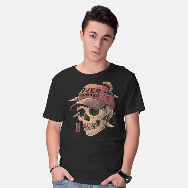 Overthinker Skull-Mens-Basic-Tee-eduely