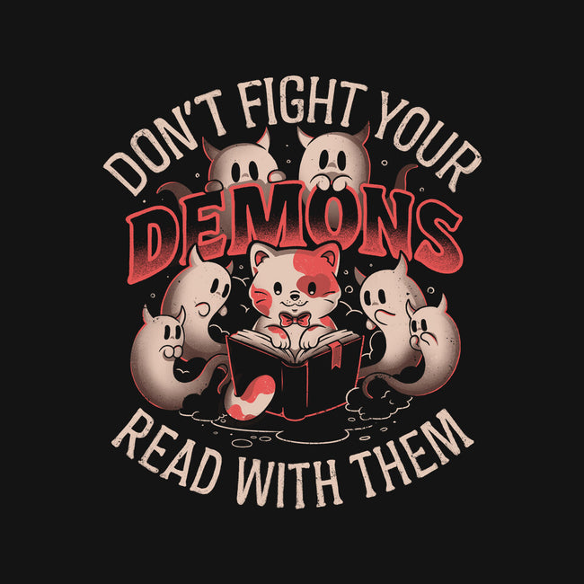 Read With Your Demons-Unisex-Crew Neck-Sweatshirt-eduely