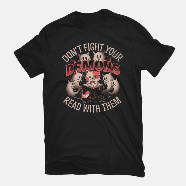 Read With Your Demons-Mens-Premium-Tee-eduely