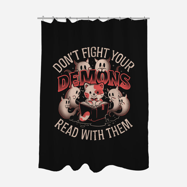 Read With Your Demons-None-Polyester-Shower Curtain-eduely