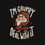 I’m Grumpy Deal With It-Womens-V-Neck-Tee-Arigatees