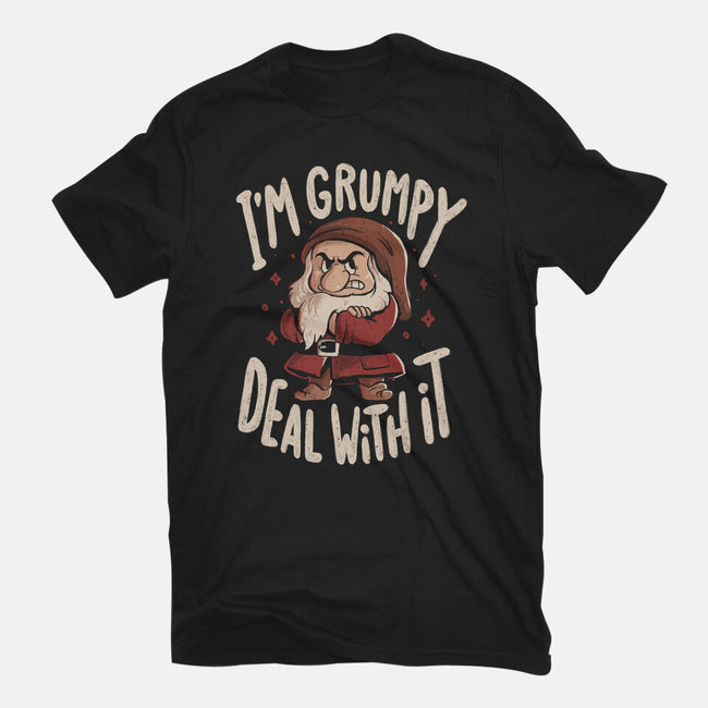 I’m Grumpy Deal With It-Womens-Fitted-Tee-Arigatees