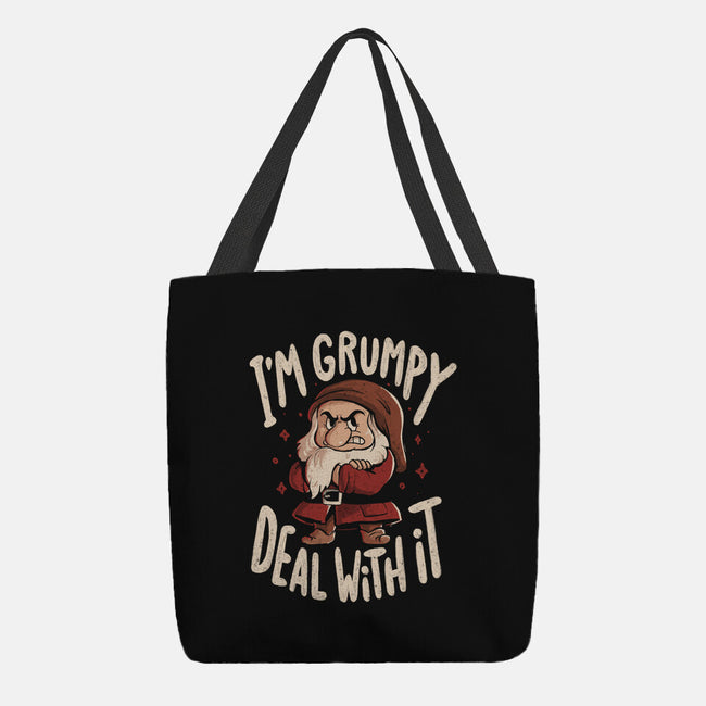 I’m Grumpy Deal With It-None-Basic Tote-Bag-Arigatees