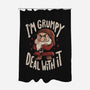 I’m Grumpy Deal With It-None-Polyester-Shower Curtain-Arigatees