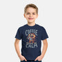 Coffee Keeps Me Calm-Youth-Basic-Tee-Arigatees