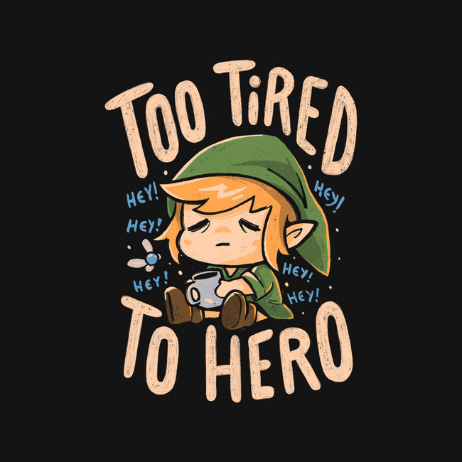 Too Tired To Hero-Womens-V-Neck-Tee-Arigatees