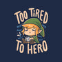 Too Tired To Hero-Womens-Fitted-Tee-Arigatees