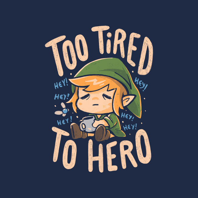 Too Tired To Hero-Womens-V-Neck-Tee-Arigatees