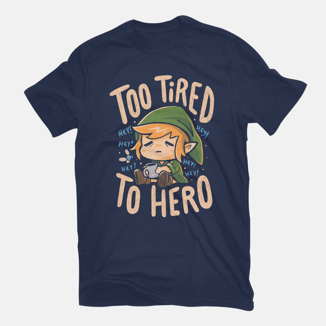 Too Tired To Hero-Womens-Basic-Tee-Arigatees