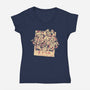 Baddies Vacation-Womens-V-Neck-Tee-Arigatees