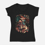 Cybercoot-Womens-V-Neck-Tee-Arigatees
