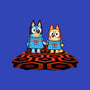 Doggy Twins-Unisex-Crew Neck-Sweatshirt-Raffiti