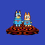 Doggy Twins-Unisex-Pullover-Sweatshirt-Raffiti