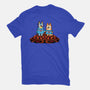 Doggy Twins-Womens-Fitted-Tee-Raffiti
