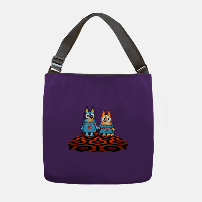 Doggy Twins-None-Adjustable Tote-Bag-Raffiti