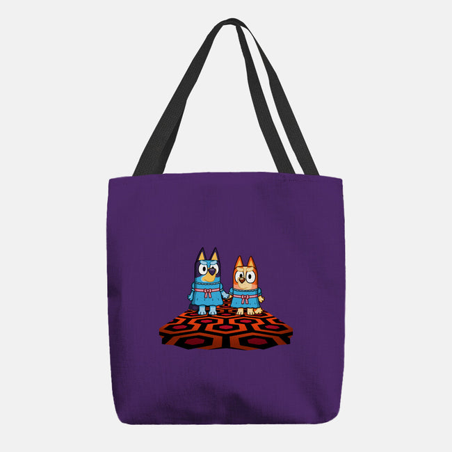 Doggy Twins-None-Basic Tote-Bag-Raffiti