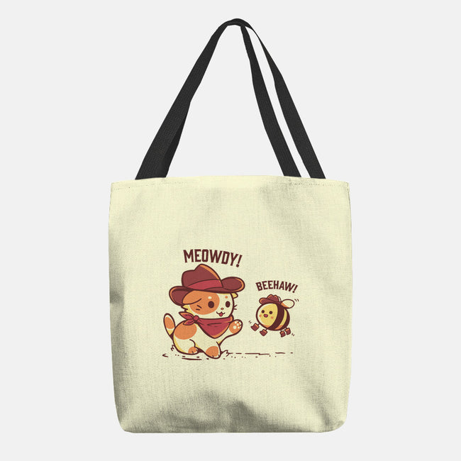 Meowdy And Beehaw-None-Basic Tote-Bag-TechraNova