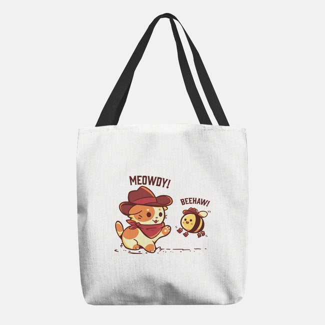 Meowdy And Beehaw-None-Basic Tote-Bag-TechraNova