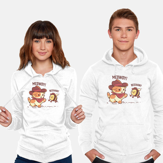 Meowdy And Beehaw-Unisex-Pullover-Sweatshirt-TechraNova