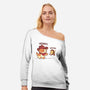 Meowdy And Beehaw-Womens-Off Shoulder-Sweatshirt-TechraNova