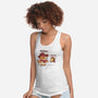 Meowdy And Beehaw-Womens-Racerback-Tank-TechraNova