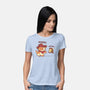 Meowdy And Beehaw-Womens-Basic-Tee-TechraNova