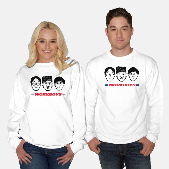 Work Boys-Unisex-Crew Neck-Sweatshirt-jasesa