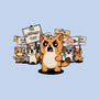 Cat Protest-None-Polyester-Shower Curtain-fanfabio