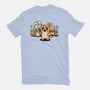Cat Protest-Womens-Fitted-Tee-fanfabio