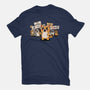 Cat Protest-Womens-Fitted-Tee-fanfabio