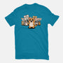 Cat Protest-Womens-Fitted-Tee-fanfabio